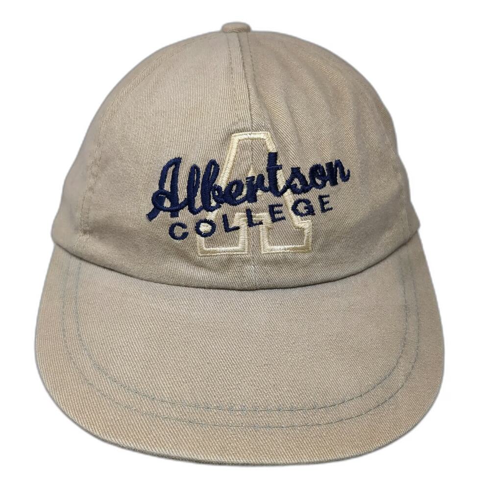Jones & Mitchell Albertson College Hat Brown Baseball Cap One Size Strapback